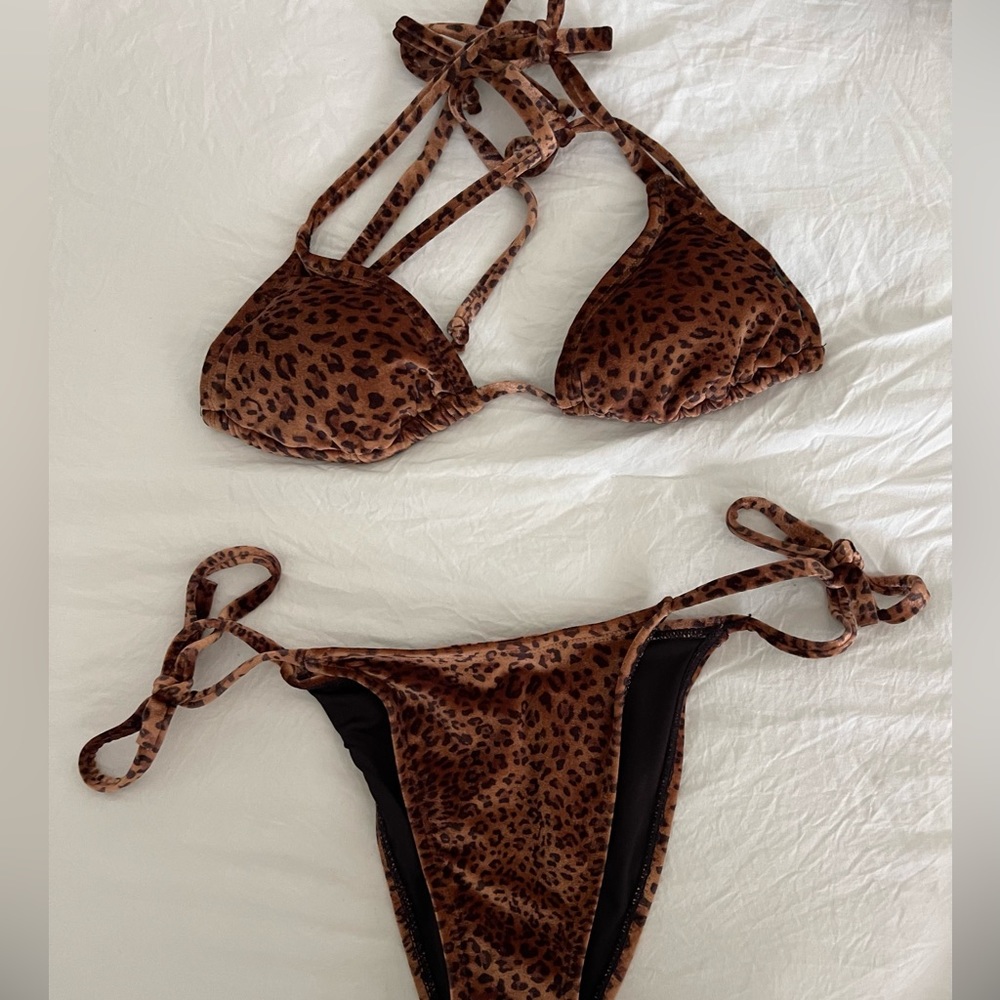 SOLD: Kendall + Kylie velvet bikini